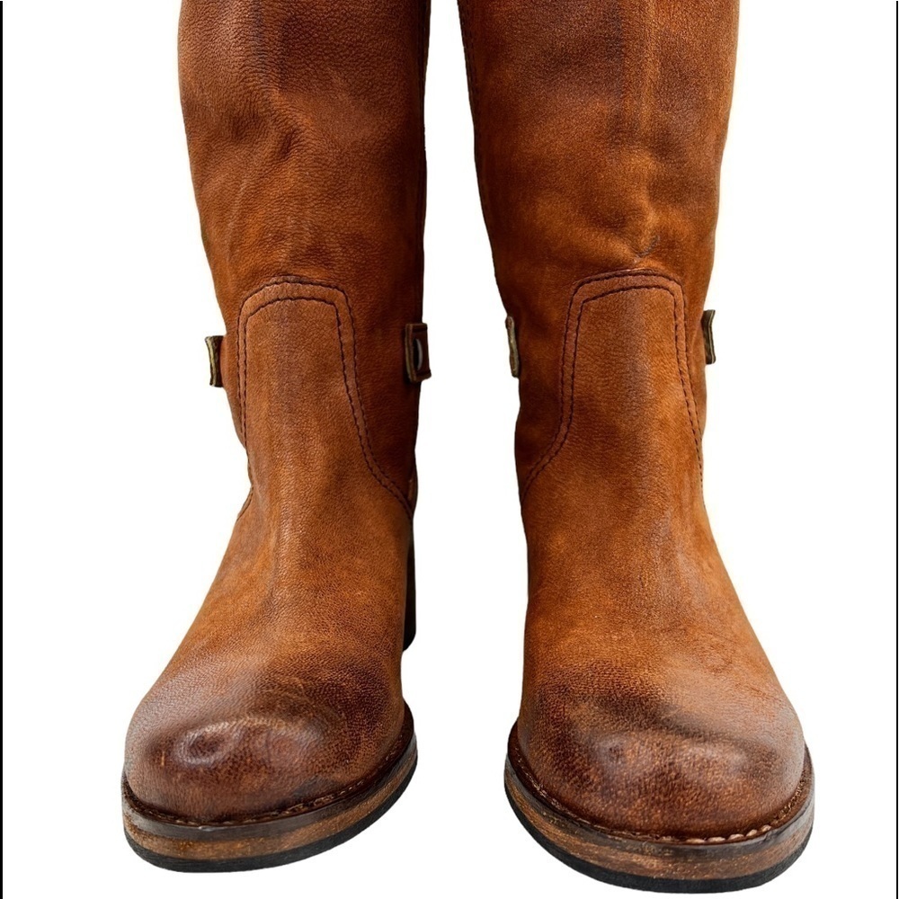 Johnston & Murphy Women’s Back Zip Buckle Leather Boots - Picture 6 of 14